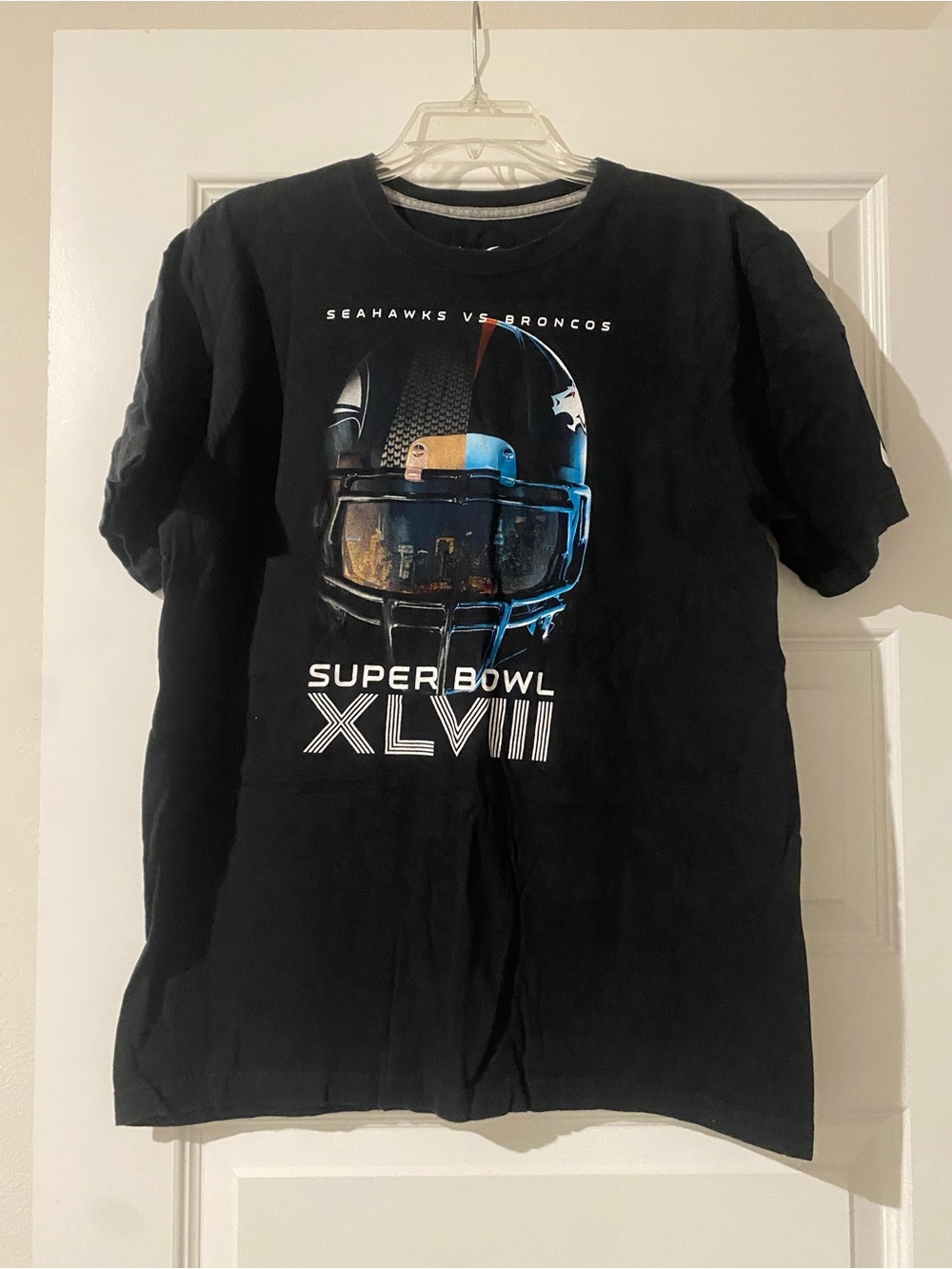 Nike Super Bowl Black Graphic Tee